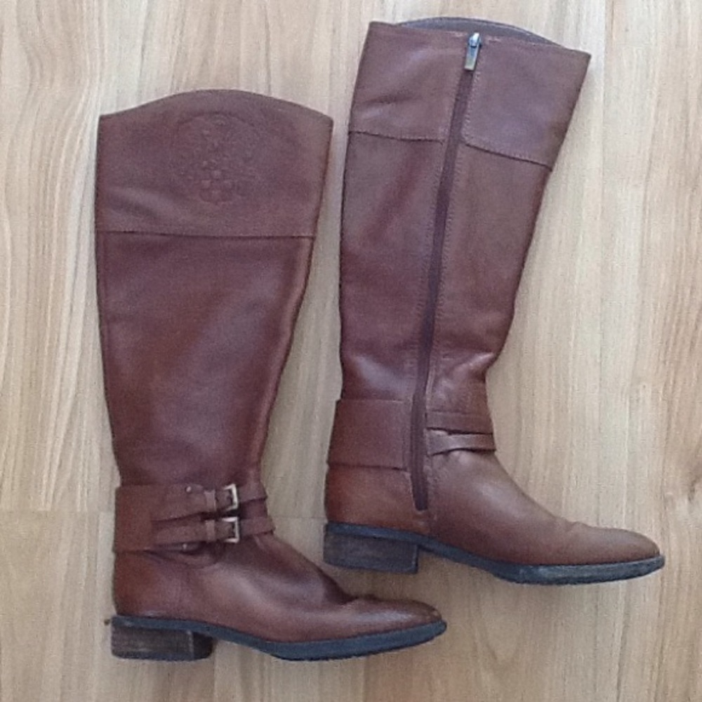 Vince Camuto tall leather boots
